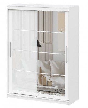 Шкаф-купе ШКП 3 (1600) серия 2 (белый текстурный) в Кунгуре - kungur.mebel24.online | фото