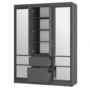 Шкаф-купе Симпл ШКК-06 (графит) в Кунгуре - kungur.mebel24.online | фото 2