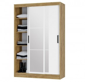 Шкаф-купе Тайм ШКК-03 (крафт/белый) в Кунгуре - kungur.mebel24.online | фото 3