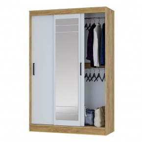 Шкаф-купе Тео ШКК-02 (крафт/белый) в Кунгуре - kungur.mebel24.online | фото 3