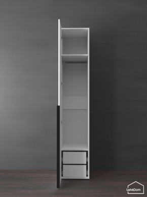 Шкаф Linnea MHR-1-3 2050х400х510 (Белый-М 11.1.1) в Кунгуре - kungur.mebel24.online | фото 6