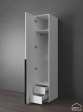 Шкаф Linnea MHR-1-3 2050х400х510 (Белый-М 11.1.1) в Кунгуре - kungur.mebel24.online | фото 7