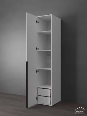 Шкаф Linnea MHR-1-4 2050х400х510 (Белый-М 11.1.1) в Кунгуре - kungur.mebel24.online | фото 5