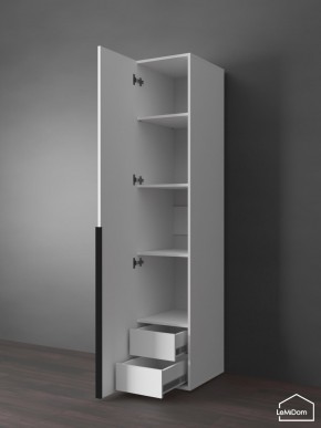 Шкаф Linnea MHR-1-4 2050х400х510 (Белый-М 11.1.1) в Кунгуре - kungur.mebel24.online | фото 6