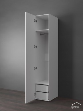Шкаф Linnea MHR-1PO-3 2050х400х510 (Белый-М 11.1.1) в Кунгуре - kungur.mebel24.online | фото 4