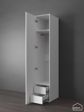 Шкаф Linnea MHR-1PO-3 2050х400х510 (Белый-М 11.1.1) в Кунгуре - kungur.mebel24.online | фото 5