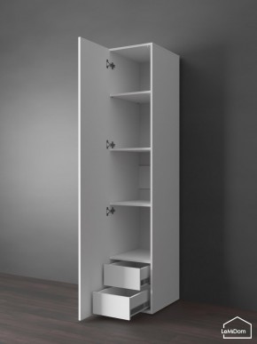 Шкаф Linnea MHR-1PO-4 2050х400х510 (Белый-М 11.1.2) в Кунгуре - kungur.mebel24.online | фото 4