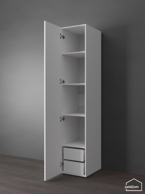 Шкаф Linnea MHR-1PO-4 2050х400х510 (Белый-М 11.1.2) в Кунгуре - kungur.mebel24.online | фото 5