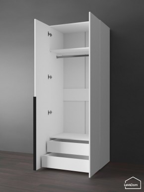 Шкаф Linnea MHR-2-3 2050х800х510 (Белый-М 11.1.1) в Кунгуре - kungur.mebel24.online | фото 5