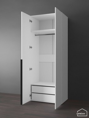 Шкаф Linnea MHR-2-3 2050х800х510 (Белый-М 11.1.2) в Кунгуре - kungur.mebel24.online | фото 6