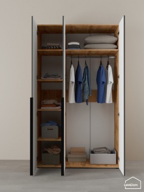 Шкаф Linnea MHR-3-1 2050х1200х510 (ДВ-М 11.1.25) в Кунгуре - kungur.mebel24.online | фото 4