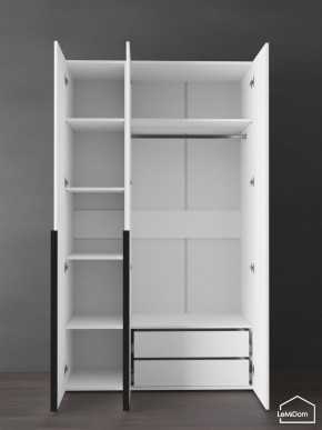 Шкаф Linnea MHR-3-2 2050х1200х510 (Белый-М 11.1.2) в Кунгуре - kungur.mebel24.online | фото 5