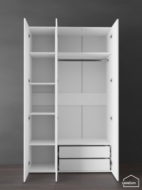Шкаф Linnea MHR-3PO-2 2050х1200х510 (Белый-М 11.1.2) в Кунгуре - kungur.mebel24.online | фото 6