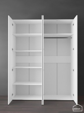 Шкаф Linnea MHR-4PO-1 2050х1600х510 (Белый-М 11.1.1) в Кунгуре - kungur.mebel24.online | фото 4