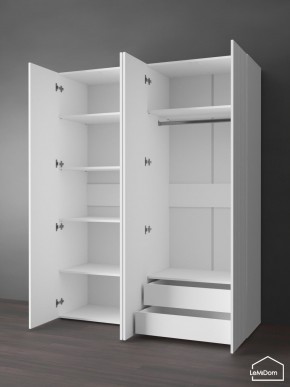 Шкаф Linnea MHR-4PO-2 2050х1600х510 (Белый-М 11.1.2) в Кунгуре - kungur.mebel24.online | фото 6