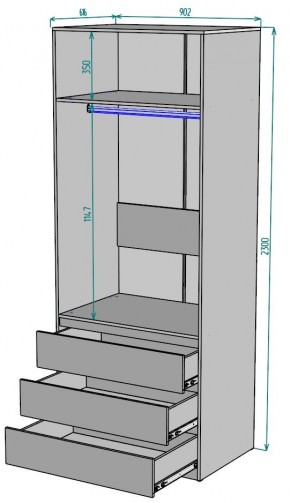 Шкаф Мальта H171 в Кунгуре - kungur.mebel24.online | фото 2