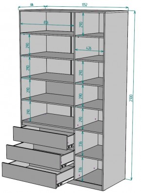 Шкаф Мальта H211 в Кунгуре - kungur.mebel24.online | фото 2