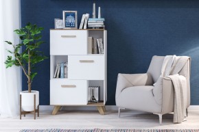 Шкаф низкий с нишами Вега Скандинавия в Кунгуре - kungur.mebel24.online | фото 4
