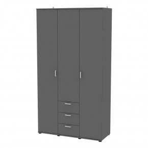Шкаф Ольга H57 (Графит) в Кунгуре - kungur.mebel24.online | фото