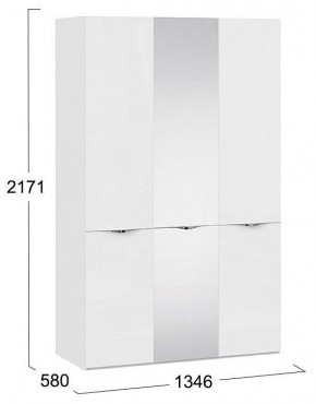 Шкаф платяной Глосс СМ-319.07.432 в Кунгуре - kungur.mebel24.online | фото 4