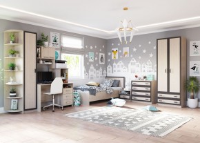НАОМИ Шкаф 2-х створчатый с 2 ящиками в Кунгуре - kungur.mebel24.online | фото 2