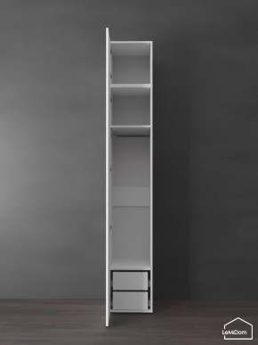Шкаф с антресолью Linnea MHR-1POA-3 2450х400х510 (Белый-М 11.1.2) в Кунгуре - kungur.mebel24.online | фото 5