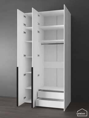 Шкаф с антресолью Linnea MHR-3A-2 2450х1200х510 (Белый-М 11.1.1) в Кунгуре - kungur.mebel24.online | фото 5