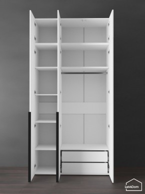 Шкаф с антресолью Linnea MHR-3A-2 2450х1200х510 (Белый-М 11.1.2) в Кунгуре - kungur.mebel24.online | фото 6