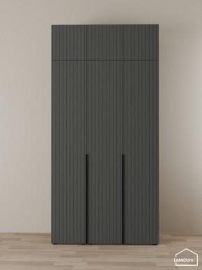 Шкаф с антресолью Linnea MHR-3A-2 2450х1200х510 (Графит-М 11.1.25) в Кунгуре - kungur.mebel24.online | фото 1