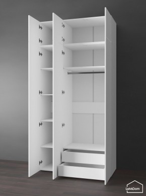 Шкаф с антресолью Linnea MHR-3POA-2 2450х1200х510 (Белый-М 11.1.1) в Кунгуре - kungur.mebel24.online | фото 5