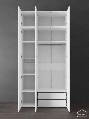 Шкаф с антресолью Linnea MHR-3POA-2 2450х1200х510 (Белый-М 11.1.1) в Кунгуре - kungur.mebel24.online | фото 6