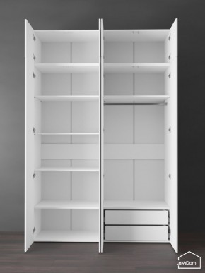 Шкаф с антресолью Linnea MHR-4POA-2 2450х1600х510 (Белый-М 11.1.2) в Кунгуре - kungur.mebel24.online | фото 5