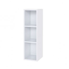 Шкаф Сириния навесной открытый белый/МДФ белый снег в Кунгуре - kungur.mebel24.online | фото