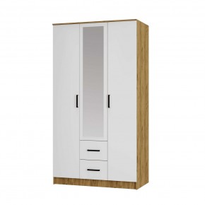 Шкаф трехстворчатый Евро ШК-06 (крафт/белый) в Кунгуре - kungur.mebel24.online | фото