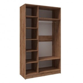 Шкаф Вегас 1200 Дуб крафт табачный/Дуб крафт белый в Кунгуре - kungur.mebel24.online | фото 2