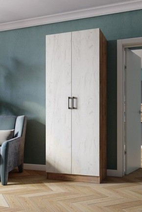 Шкаф Вегас 800 Дуб крафт табачный/Дуб крафт белый в Кунгуре - kungur.mebel24.online | фото 1