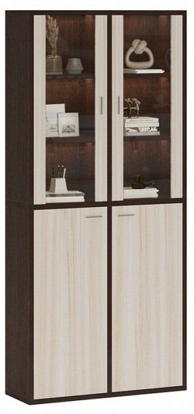 Шкаф-витрина Домино СУ(ш2в2)+2ФС+2ФГ в Кунгуре - kungur.mebel24.online | фото 2