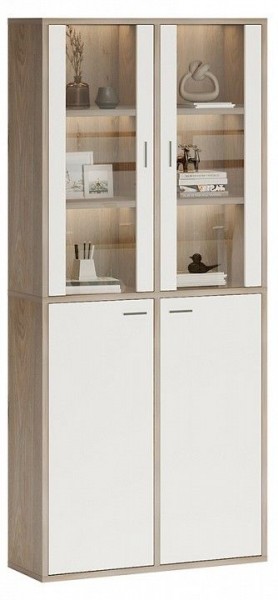 Шкаф-витрина Домино СУ(ш2в2)+2ФС+2ФГ в Кунгуре - kungur.mebel24.online | фото 2