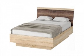 СОНАТА КРС-1400 Кровать с ПМ (дуб сонома/дуб сакраменто) в Кунгуре - kungur.mebel24.online | фото
