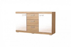 СОНАТА КС-1500 Комод (дуб сонома/белый глянец) в Кунгуре - kungur.mebel24.online | фото
