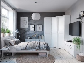 Спальня Софт (модульная) Белый/Эмаль белая F26 в Кунгуре - kungur.mebel24.online | фото