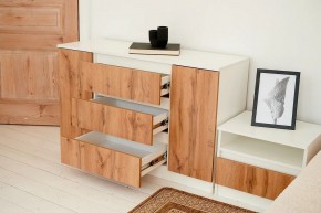 Спальный гарнитур Парус (Белый/Вотан) 1400 (Вариант-1) в Кунгуре - kungur.mebel24.online | фото 13