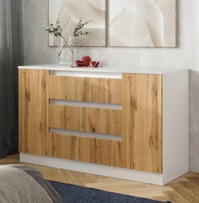Спальный гарнитур Парус (Белый/Вотан) 1400 (Вариант-1) в Кунгуре - kungur.mebel24.online | фото 14