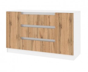 Спальный гарнитур Парус (Белый/Вотан) 1400 (Вариант-1) в Кунгуре - kungur.mebel24.online | фото 4