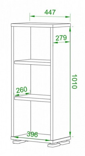 Стеллаж Домино ПУ-10-1 в Кунгуре - kungur.mebel24.online | фото 2