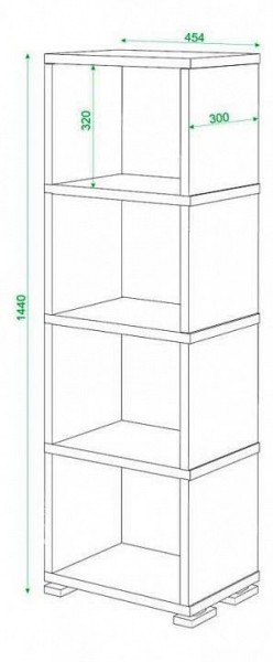 Стеллаж Домино СБ-15/4 в Кунгуре - kungur.mebel24.online | фото 3