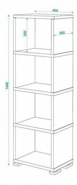 Стеллаж Домино СБ-15/4 в Кунгуре - kungur.mebel24.online | фото 3