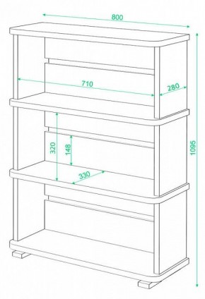 Стеллаж Домино СБ-25/3 в Кунгуре - kungur.mebel24.online | фото 3