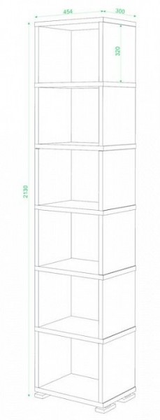 Стеллаж-колонка СБ-15/6 в Кунгуре - kungur.mebel24.online | фото 2