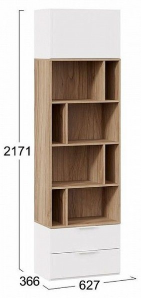 Стеллаж комбинированный Порто Исп. 2 ТД-393.07.20 в Кунгуре - kungur.mebel24.online | фото 5